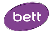 Badge indicating Satchel's 2018 win for Whole School Aids for Learning, Teaching & Assessment at the Bett Show.