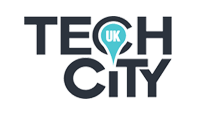 Badge indicating Satchel's participation in the Tech City Upscale program in 2016.